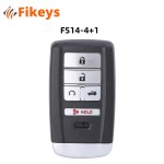 Fikeys 4+1 Buttons Universal Smart remote FS14-4+1